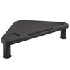 vidaXL Soporte de esquina para monitor negro 49x28x10,5 cm
