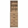 vidaXL Alacena Roble artisan 40 x 41 x 135 cm Madera contrachapada