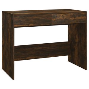 vidaXL Escritorio madera de ingenier&iacute;a roble ahumado 101x50x76,5 cm