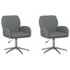 vidaXL Sillas de escritorio giratorias 2 uds. 54 x 58 x 90 cm Tela