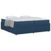 vidaXL Estructura de cama Azul 200 x 200 cm tela