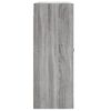 vidaXL Armarios de pared 2 uds madera de ingenier&iacute;a gris Sonoma