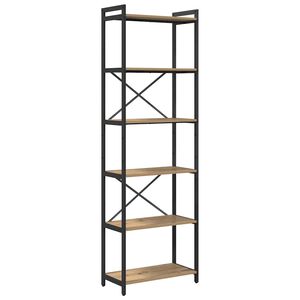 vidaXL Estante de libros 60 x 30 x 189,5 cm Madera de ingenier&iacute;a
