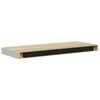 vidaXL Estante flotante pared 2 uds MDF roble y blanco 60x23,5x3,8 cm