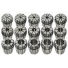 vidaXL Boquilla de sujeci&oacute;n ER25 15 pzas Set herramientas de torneado