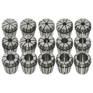 vidaXL Boquilla de sujeci&oacute;n ER25 15 pzas Set herramientas de torneado