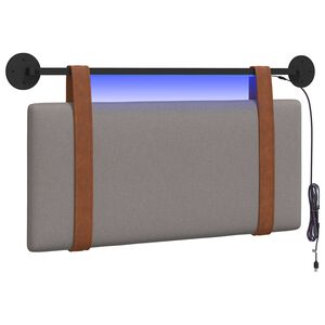 vidaXL Cabecero colgante Topo PU antiguo