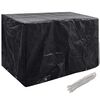 vidaXL Cubierta para muebles de jard&iacute;n 8 ojales 140x70x90 cm