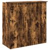 vidaXL Mostrador de recepci&oacute;n roble ahumado 100x50x103,5 cm