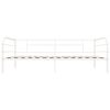 vidaXL Estructura de cama sin colch&oacute;n metal blanco 90x200 cm