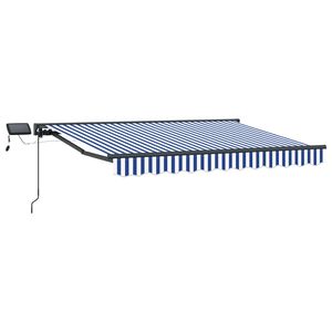 vidaXL Armaz&oacute;n de toldo manual con LEDs 2,5 x 2 m