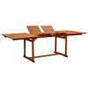 vidaXL Juego comedor de jard&iacute;n 7 pzas madera maciza acacia y textileno