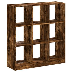 vidaXL Estanter&iacute;a madera de ingenier&iacute;a roble ahumado 102x32x108 cm