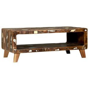 vidaXL Mesa de Caf&eacute; 90 x 50 x 35 cm Madera s&oacute;lida recuperada