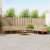 vidaXL Conjunto de sof&aacute;s de exterior con coj&iacute;n 8 pcs Natural y Beige