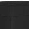 vidaXL Juego de sofás con cojines 3 piezas tela microfibra negro