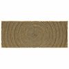 vidaXL Alfombra de &aacute;rea Negro 80 x 200 cm yute