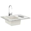 vidaXL Lavabo 620 x 500 mm 80% Cuarzo y 20% Resina