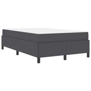 vidaXL Estructura de cama con colch&oacute;n Gris oscuro 120 x 190 cm tela