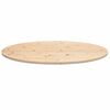 vidaXL Tablero de mesa ovalado madera maciza de pino 110x55x2,5 cm