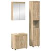 vidaXL Juego de muebles de ba&ntilde;o TULUM 3 uds. Roble Sonoma
