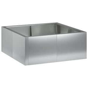 vidaXL Muro de Contenci&oacute;n 4 uds. 100 x 100 x 30 cm Acero Galvanizado