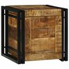 vidaXL Caja de Almacenamiento Marr&oacute;n y Negro 40 x 40 x 40 cm