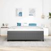 vidaXL Cama de plataforma Gris Claro 180 x 200 cm tela