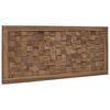 vidaXL Cabecero Natural 100 cm Madera de teca maciza
