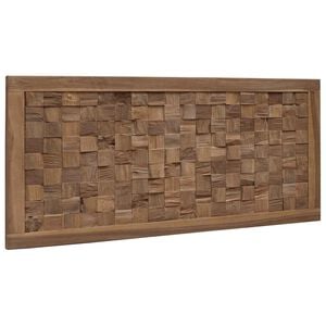 vidaXL Cabecero de Cama Natural Madera de teca maciza