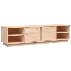vidaXL Mueble de TV de madera maciza de pino 156x40x40 cm