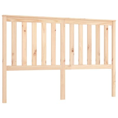 vidaXL Cabecero de cama madera maciza de pino 166x6x101 cm