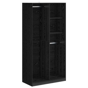 vidaXL Armario Roble negro 100 x 50 x 200 cm Madera de ingenier&iacute;a