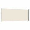 vidaXL Toldo lateral retr&aacute;ctil 120x300 cm crema