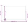 vidaXL Toldo lateral retr&aacute;ctil de jard&iacute;n crema 180x300 cm