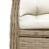 vidaXL Set comedor de jard&iacute;n 7 pzas con cojines rat&aacute;n sint&eacute;tico beige