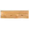 vidaXL Tablero de mesa borde natural madera maciza mango 120x40x2,5 cm