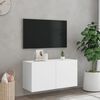 vidaXL Mueble para TV de pared blanco 80x30x41 cm