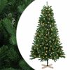 vidaXL &Aacute;rbol de Navidad artificial 120 cm 150 LED Blanco C&aacute;lido PVC