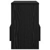 vidaXL Estante de revistas 2 pcs Roble Negro 35 x 30 x 45 cm