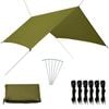 vidaXL Lona de exterior verde 3x2,85 m