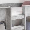 vidaXL Cama Litera para Ni&ntilde;os Gris Concreto 75 x 190 cm