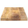 vidaXL Tablero de mesa rectangular madera maciza mango 90x40x2,5 cm