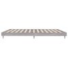 vidaXL Estructura de cama madera de ingenier&iacute;a gris Sonoma 120x200 cm