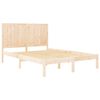 vidaXL Estructura de cama sin colchón madera de pino maciza 120x200 cm