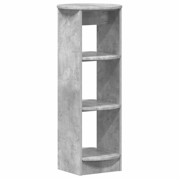 vidaXL Armario auxiliar Gris Concreto 40 x 40 x 100 cm