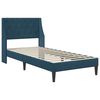 vidaXL Estructura de cama con colch&oacute;n Azul 80 x 200 cm Terciopelo