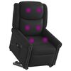 vidaXL Sill&oacute;n de masaje elevable el&eacute;ctrico negro brillante