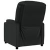 vidaXL Sill&oacute;n reclinable de cuero sint&eacute;tico negro