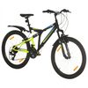 vidaXL Bicicleta monta&ntilde;a 21 velocidades 26 pulgadas rueda 49 cm negro